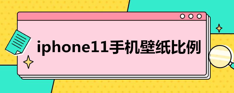 i*11手机壁纸比例 苹果11手机壁纸尺寸