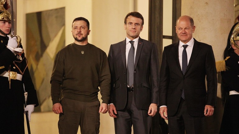 外媒曝：法德領導人告訴烏克蘭總統需要考慮和談， 澤連斯基拒絕了