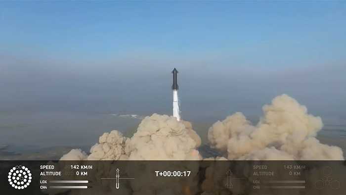 SpaceX“星舰”发射任务失败（星舰发射系统）